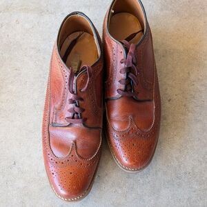 Classic Brown Leather Men's Brogues